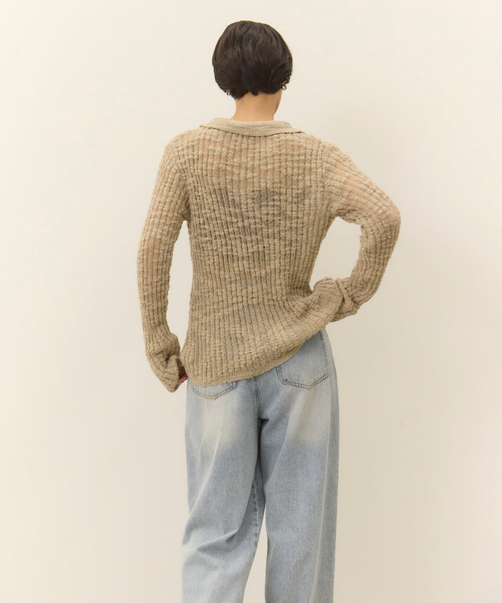 (eliuu)Hem Wash Denim