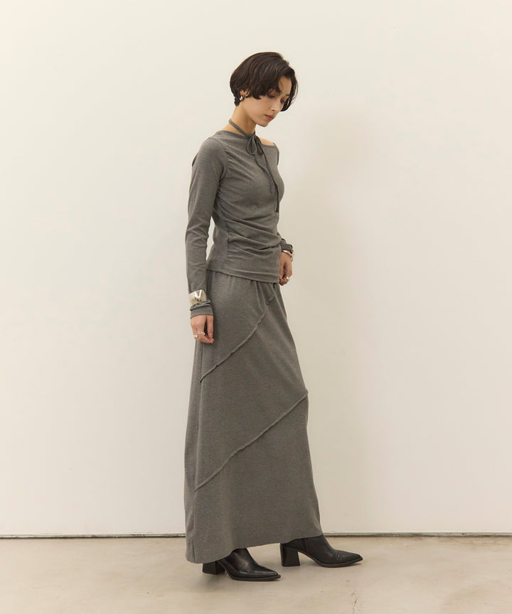 (eliuu)Wave Outseam Skirt