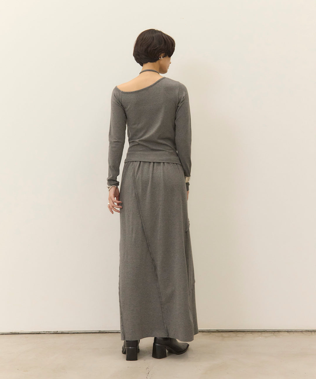 (eliuu)Wave Outseam Skirt
