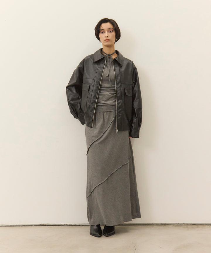 (eliuu)Wave Outseam Skirt