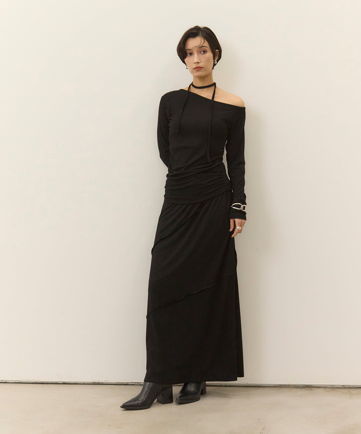 (eliuu)Wave Outseam Skirt
