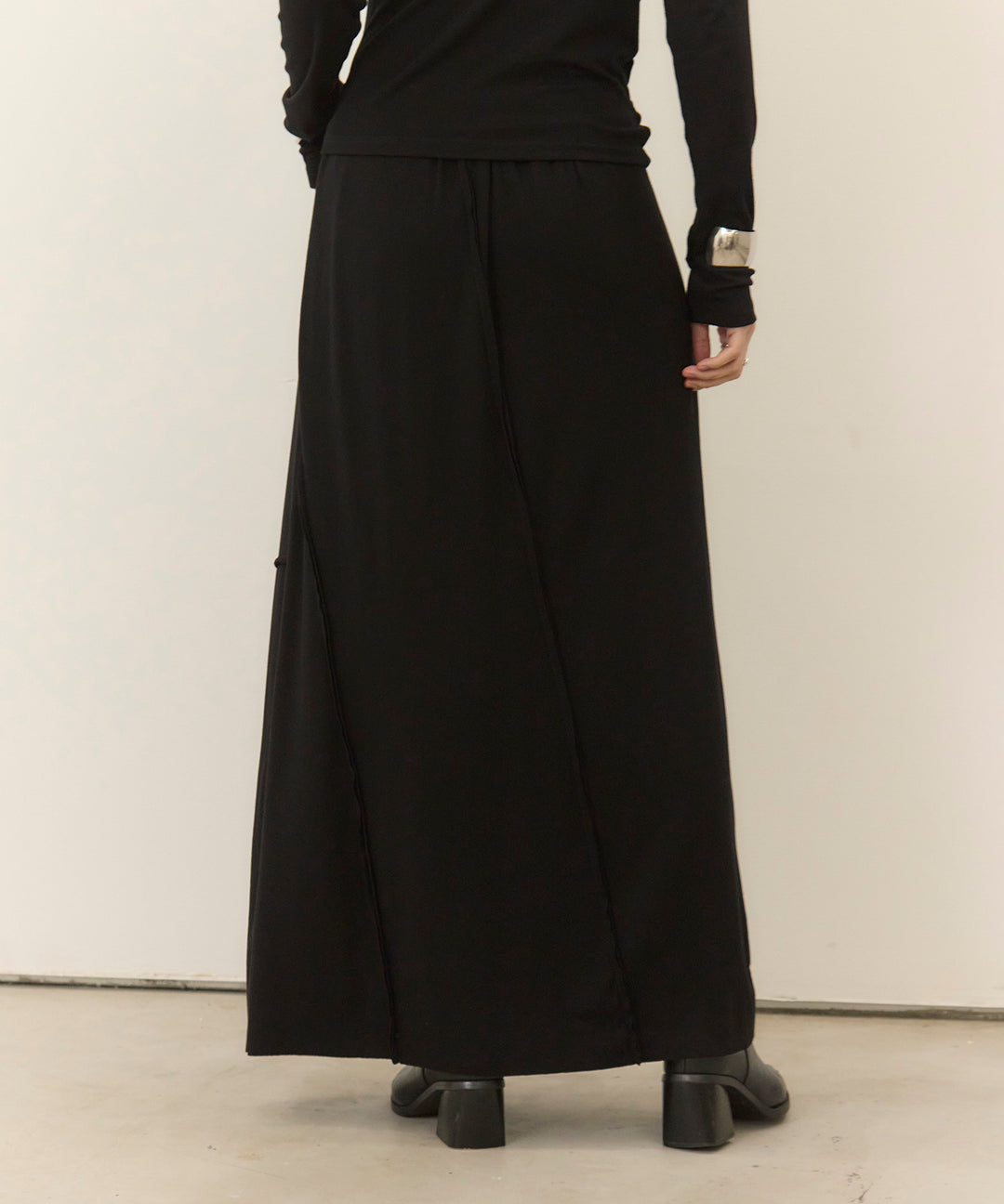(eliuu)Wave Outseam Skirt
