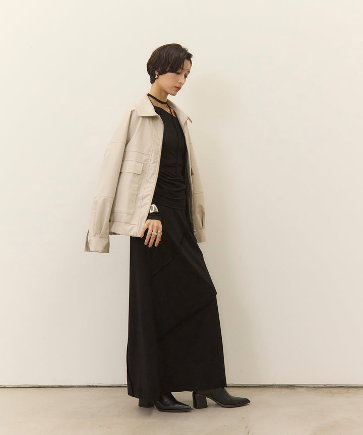 (eliuu)Wave Outseam Skirt