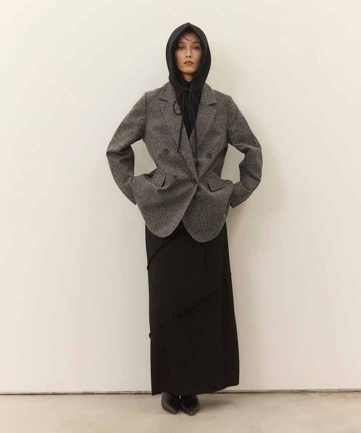 (eliuu)Wave Outseam Skirt