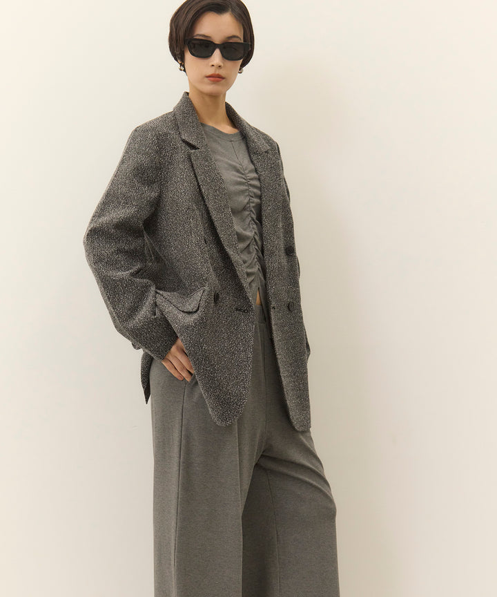(eliuu)Shirring Cut Long Tee