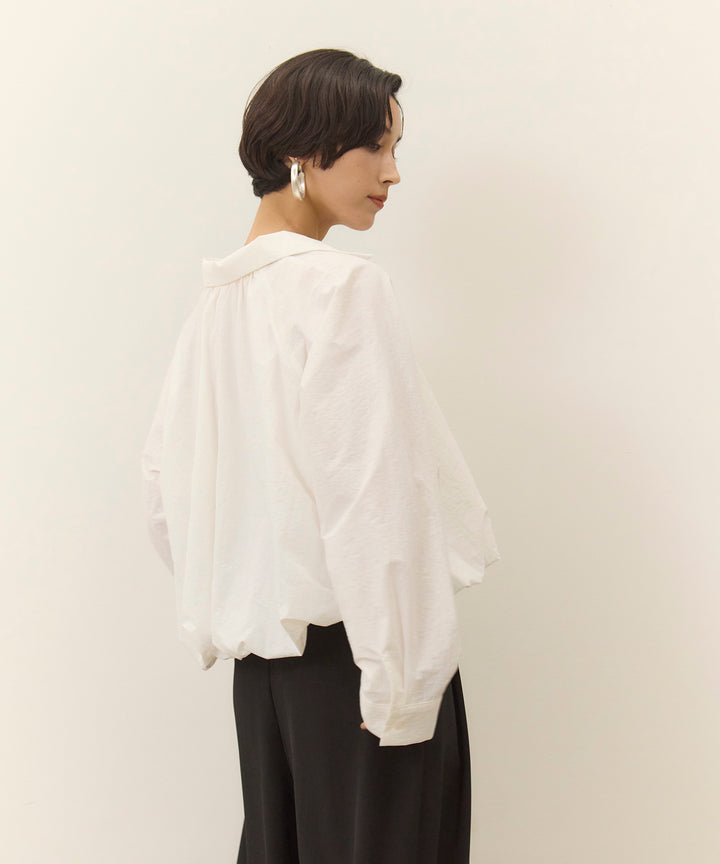 (eliuu)Wrinkle Balloon Skipper Shirt