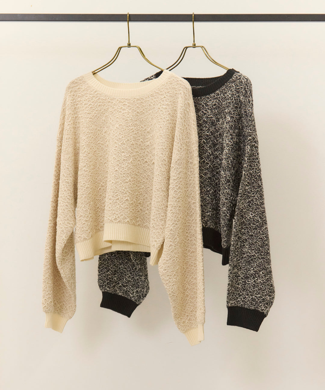 (eliuu)Melon Loop Knit Top