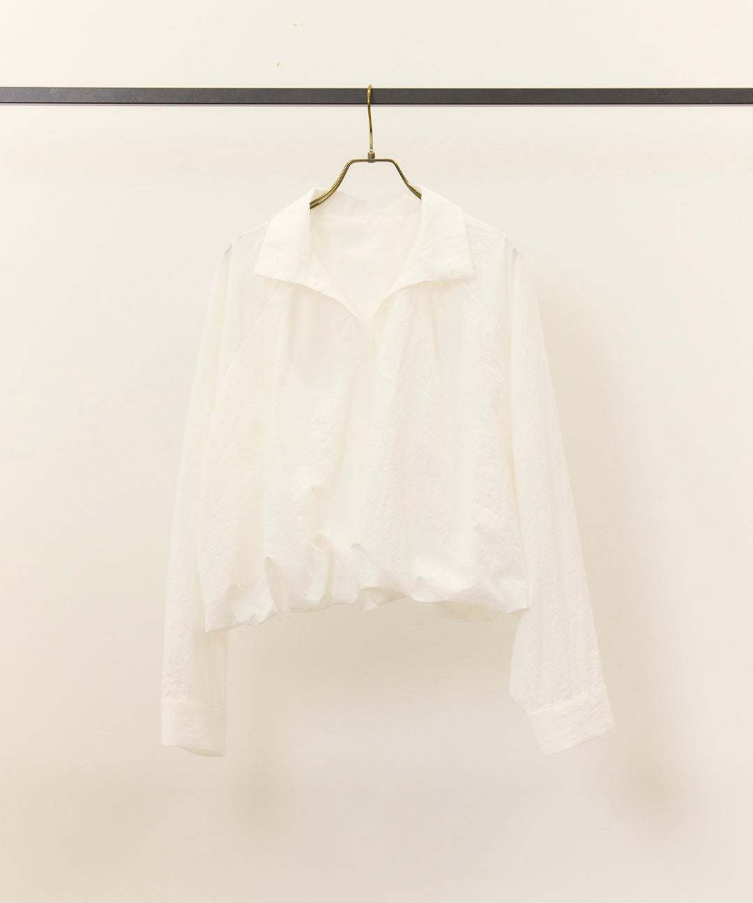 (eliuu)Wrinkle Balloon Skipper Shirt