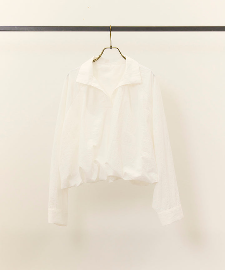 (eliuu)Wrinkle Balloon Skipper Shirt