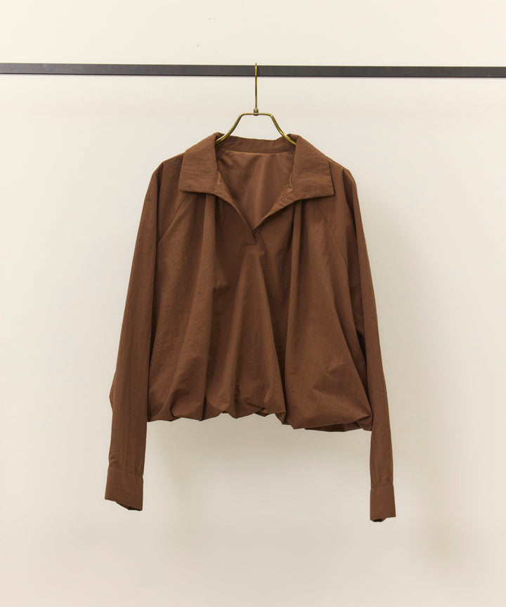 (eliuu)Wrinkle Balloon Skipper Shirt