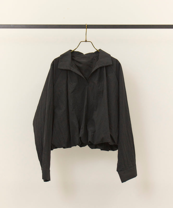 (eliuu)Wrinkle Balloon Skipper Shirt