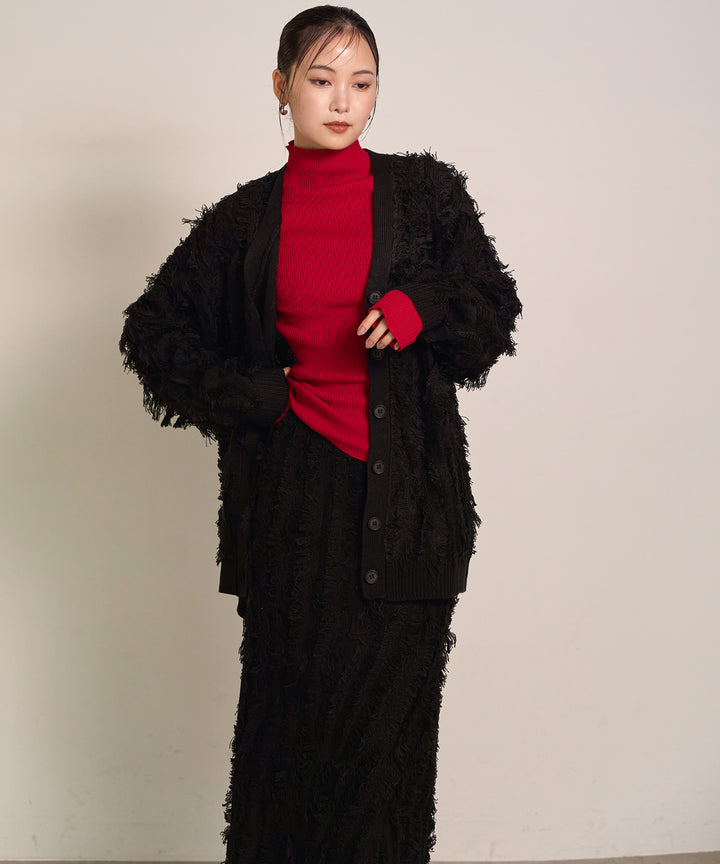 (eliuu)Pattern Fringe Knit CD