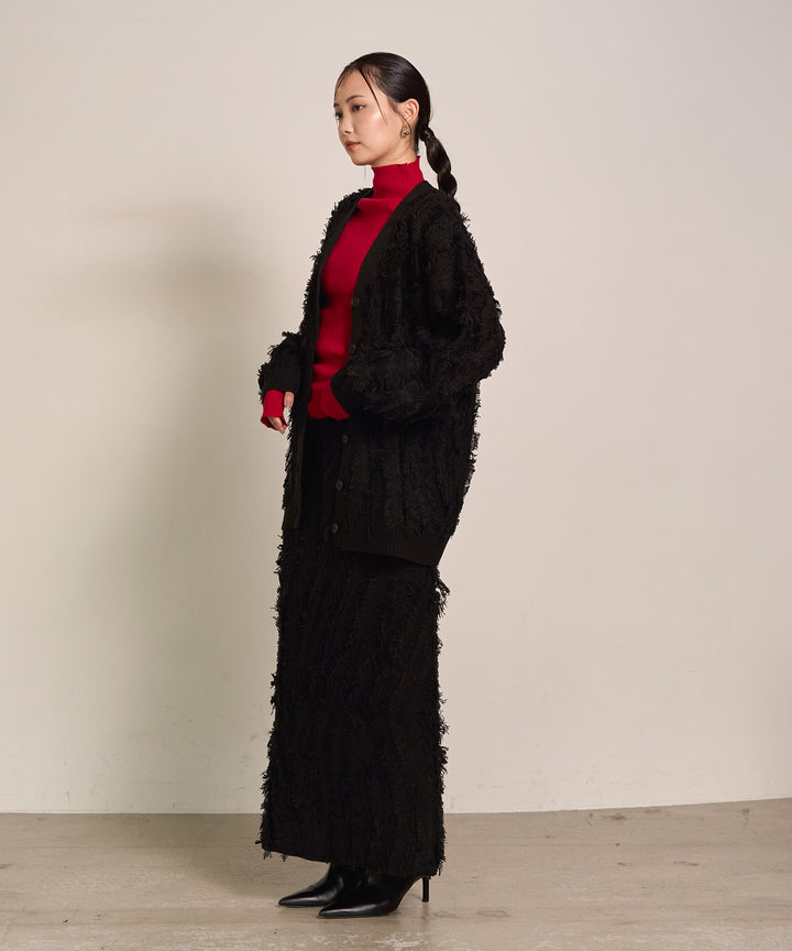 (eliuu)Pattern Fringe Knit CD