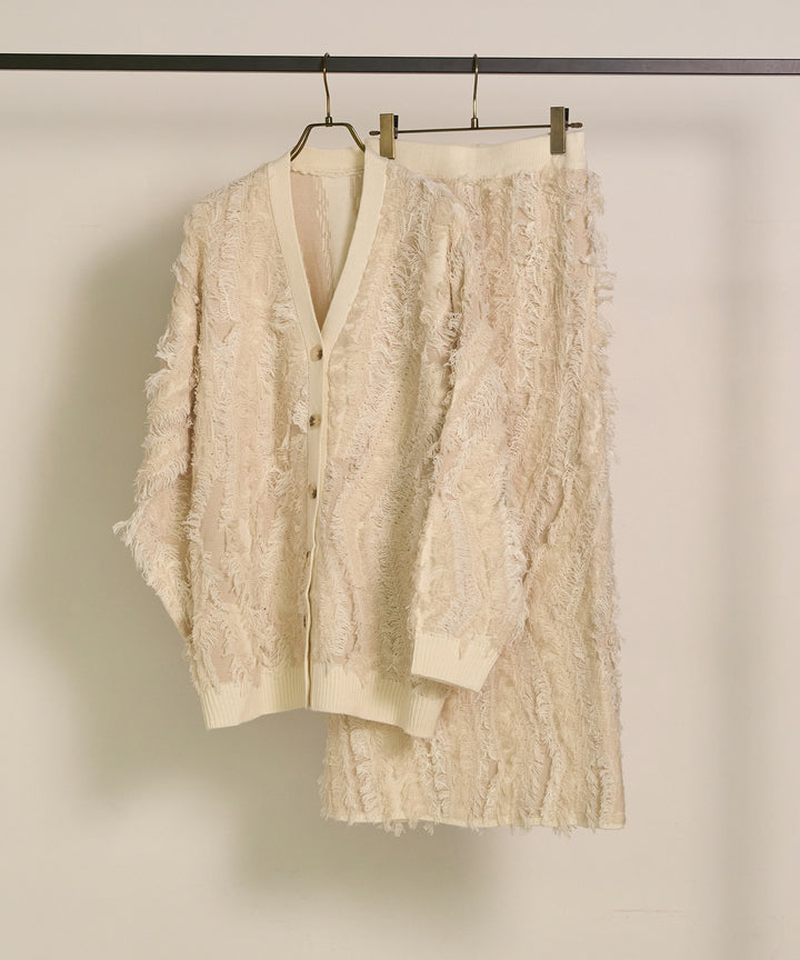 (eliuu)Pattern Fringe Knit CD