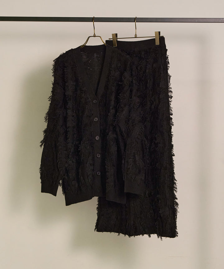 (eliuu)Pattern Fringe Knit CD