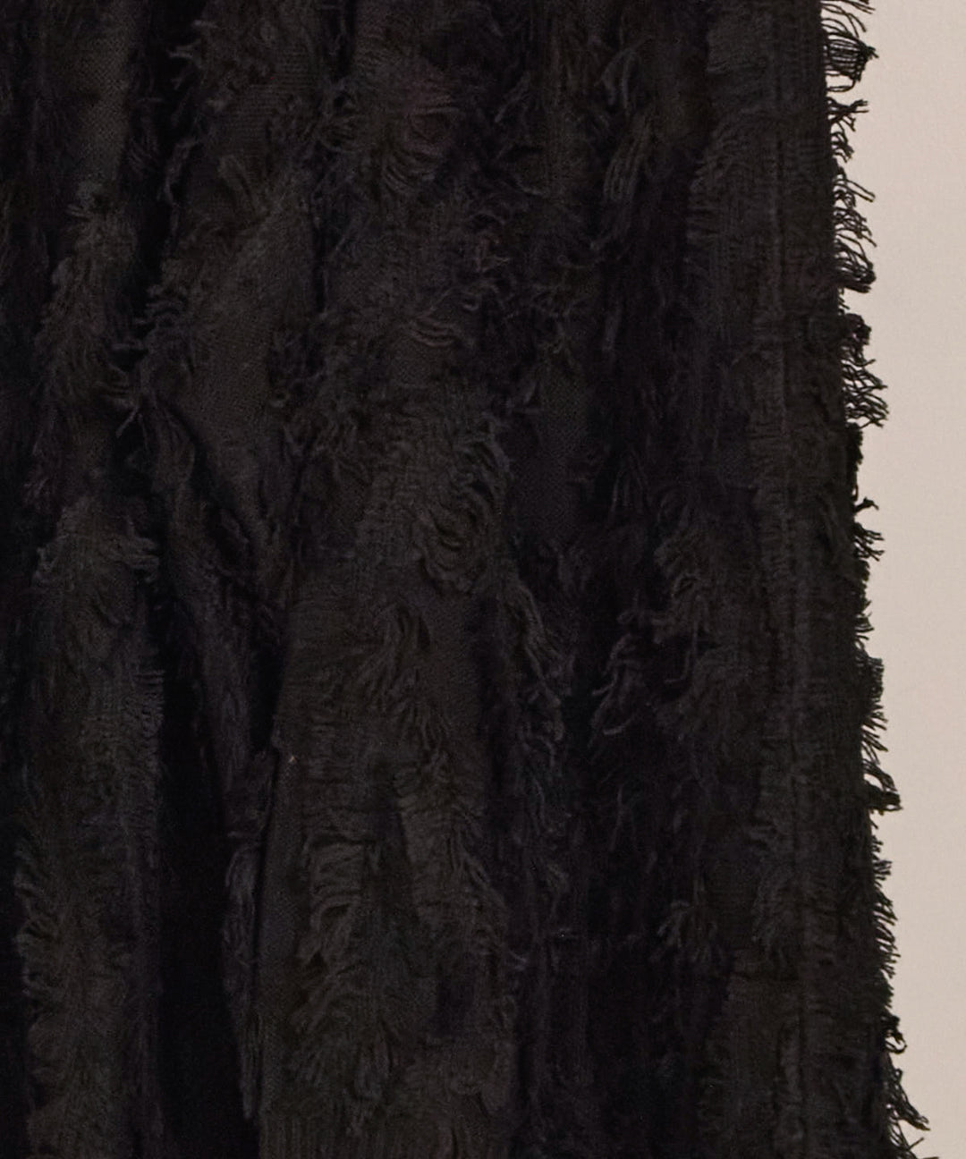 (eliuu)Pattern Fringe Knit PO