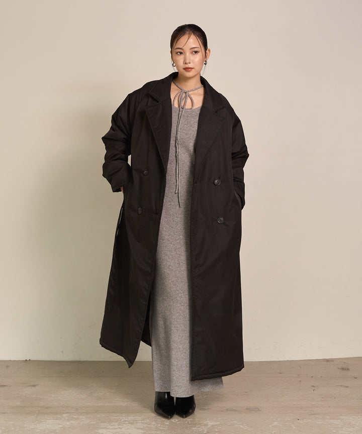 (eliuu)Soft Touch Choker Knit Onepiece