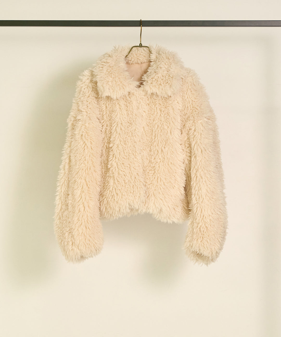 (eliuu)Poodle Fur Short Jacket