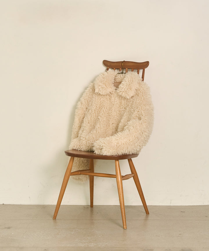 (eliuu)Poodle Fur Short Jacket