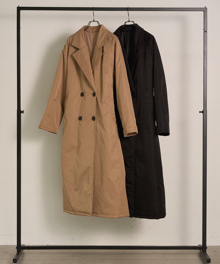 (eliuu)Puffer Over Coat