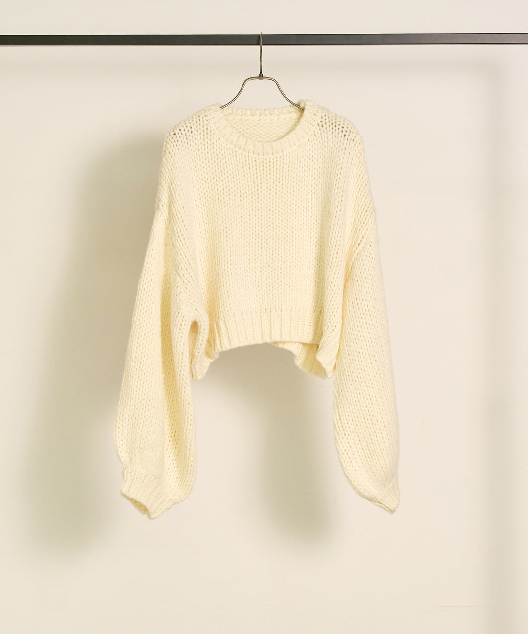 (eliuu)Plump Volome Knit Top
