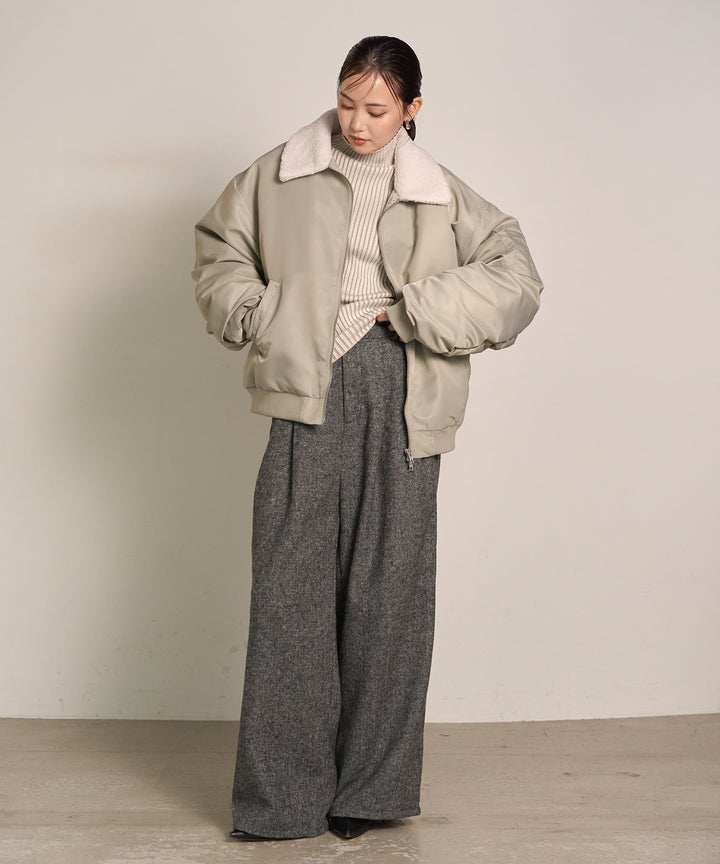 (eliuu)Plating Turtle Knit Top