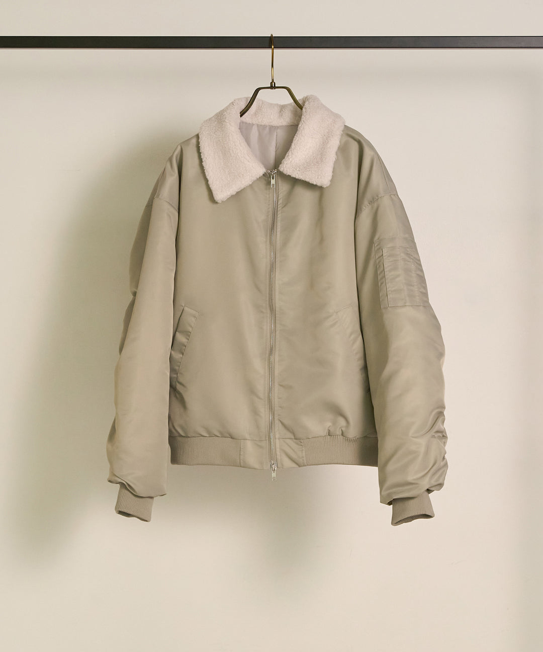 (eliuu)Boa Collar MA-1