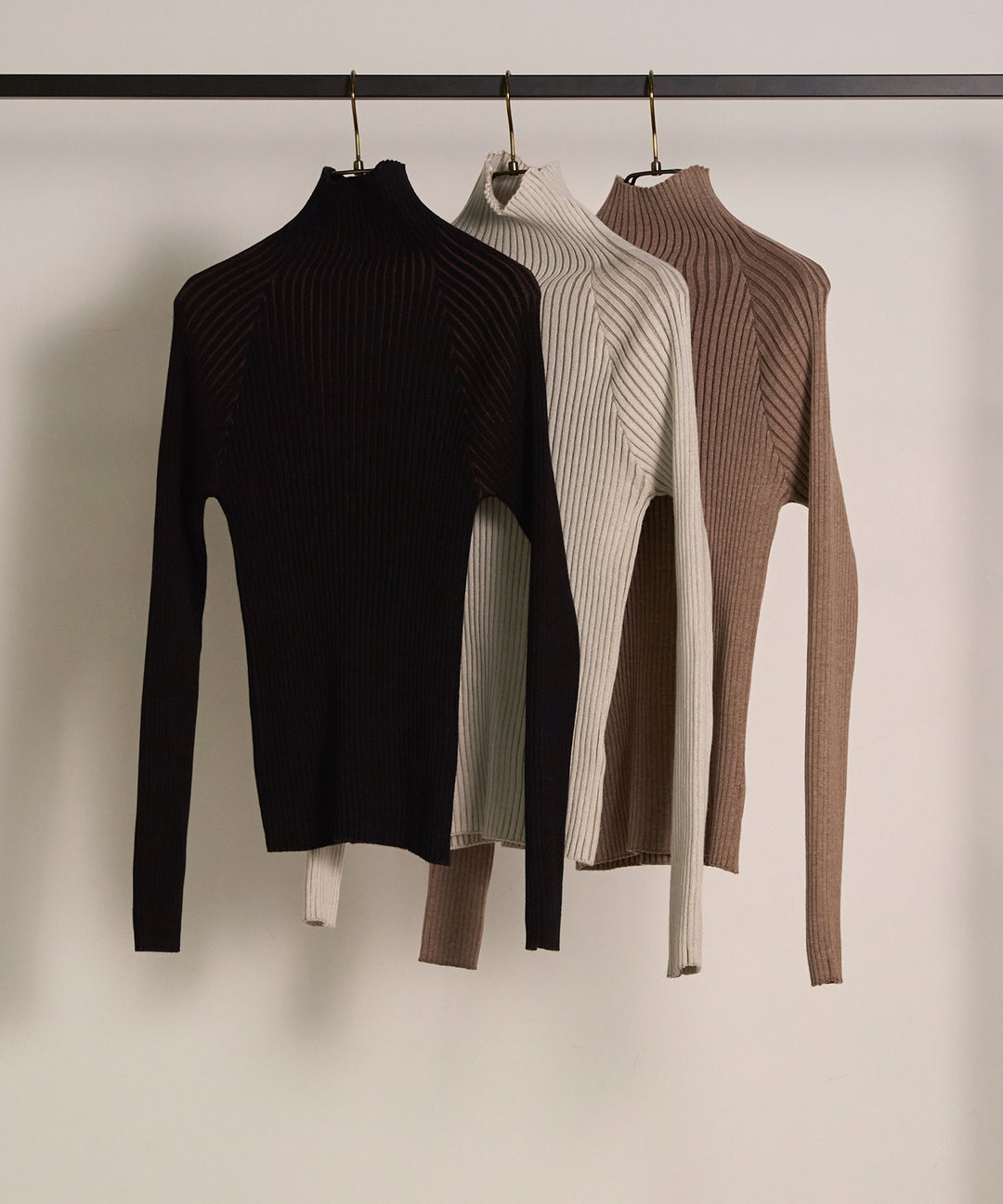 [SET] Boa Collar MA-1+Plating Turtle Knit Top(2set)