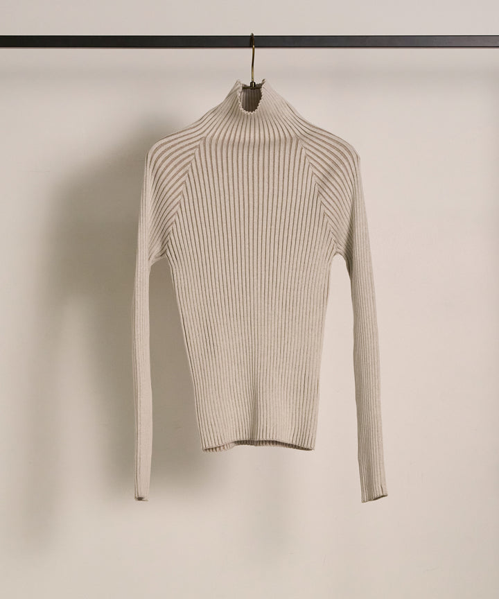 (eliuu)Plating Turtle Knit Top