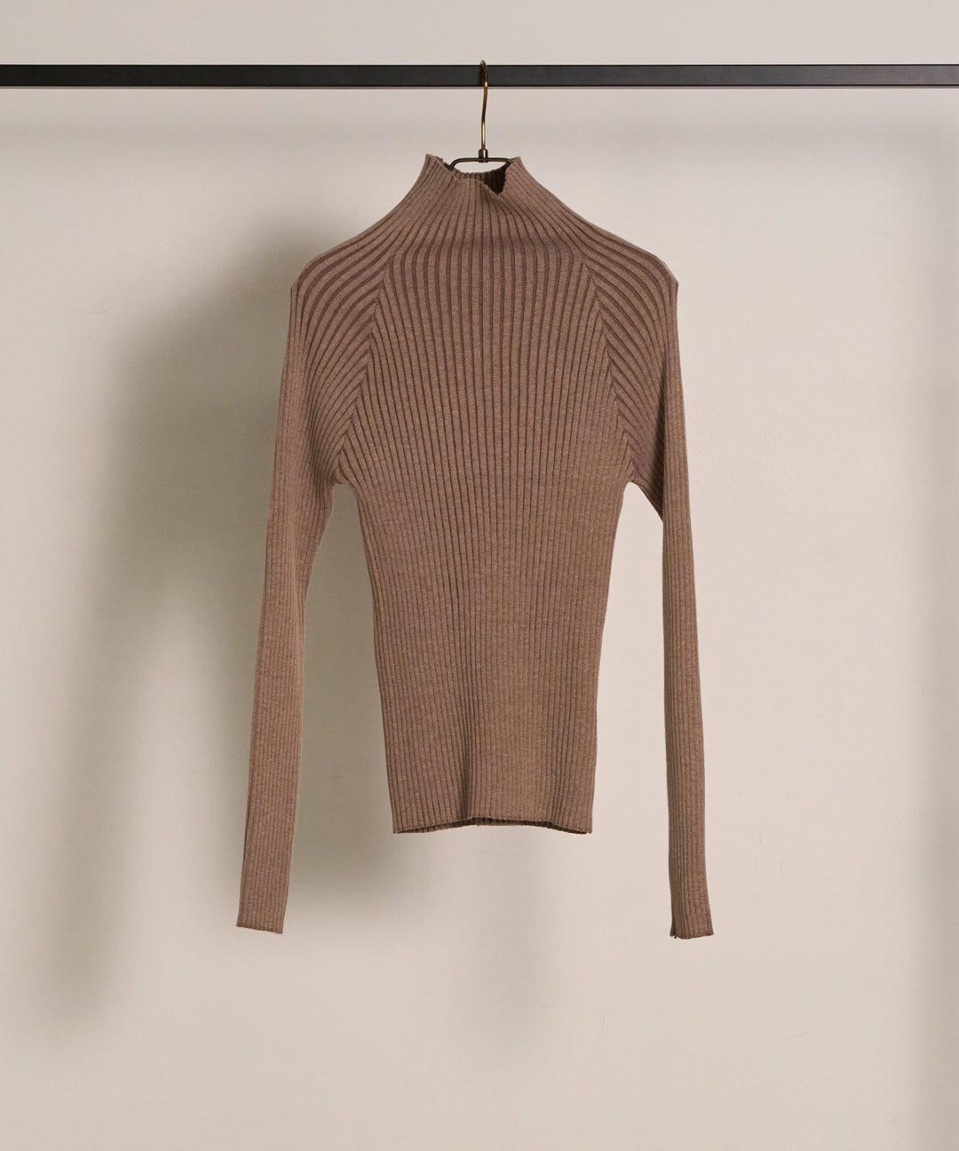(eliuu)Plating Turtle Knit Top