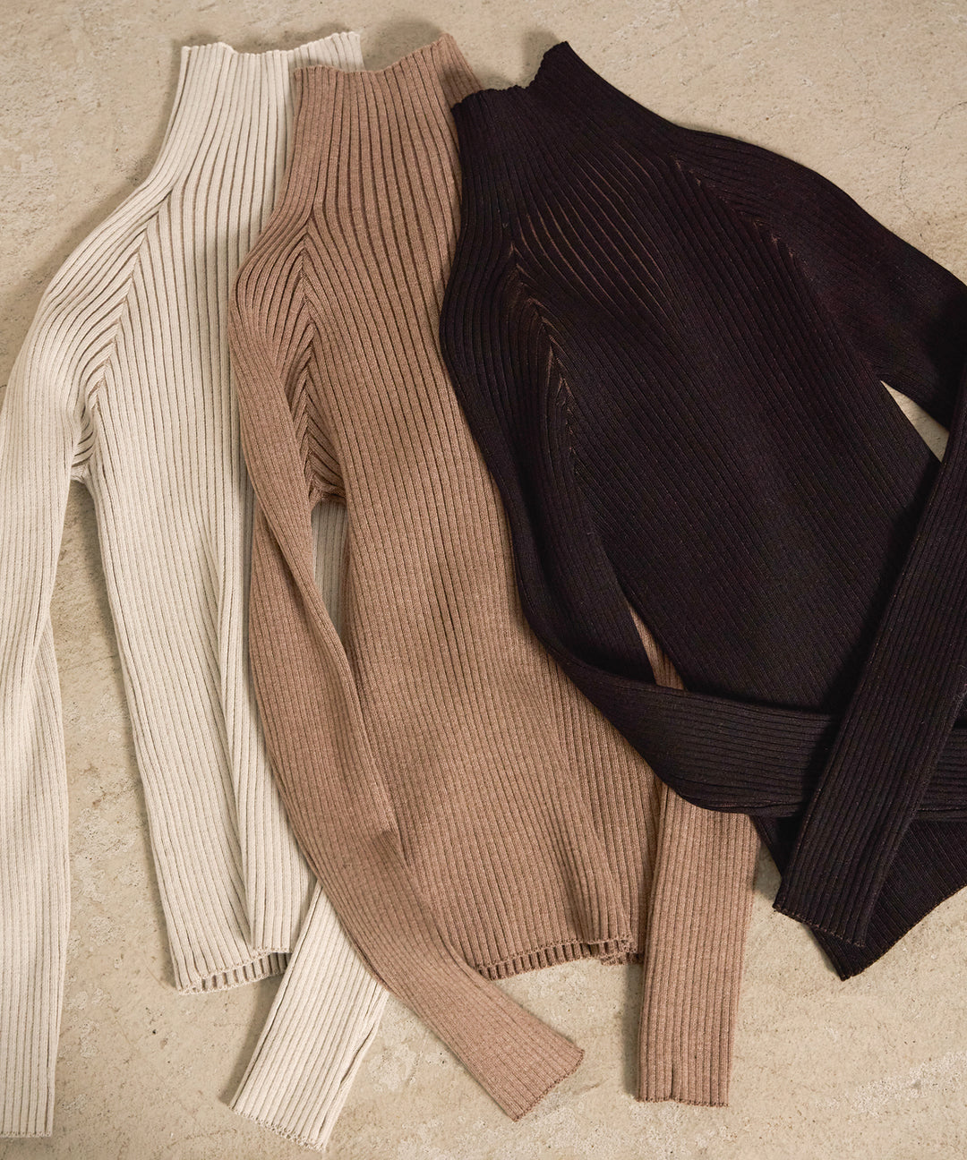 (eliuu)Plating Turtle Knit Top