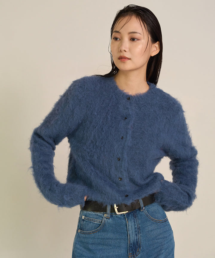 (eliuu)Brush Knit Cardigan
