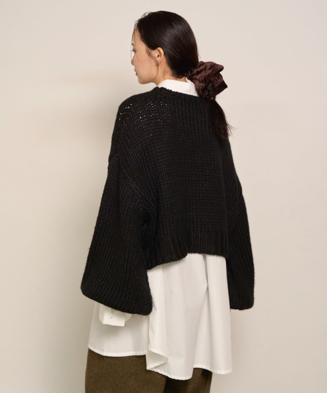 (eliuu)Plump Volome Knit Top