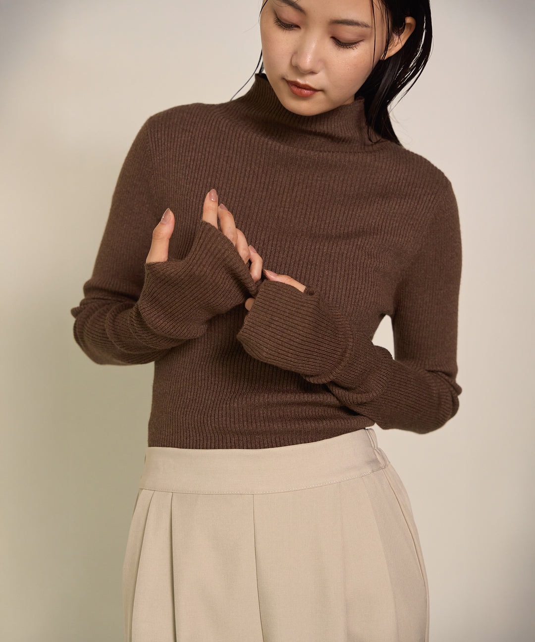 (eliuu)Smooth Soft H/N Top
