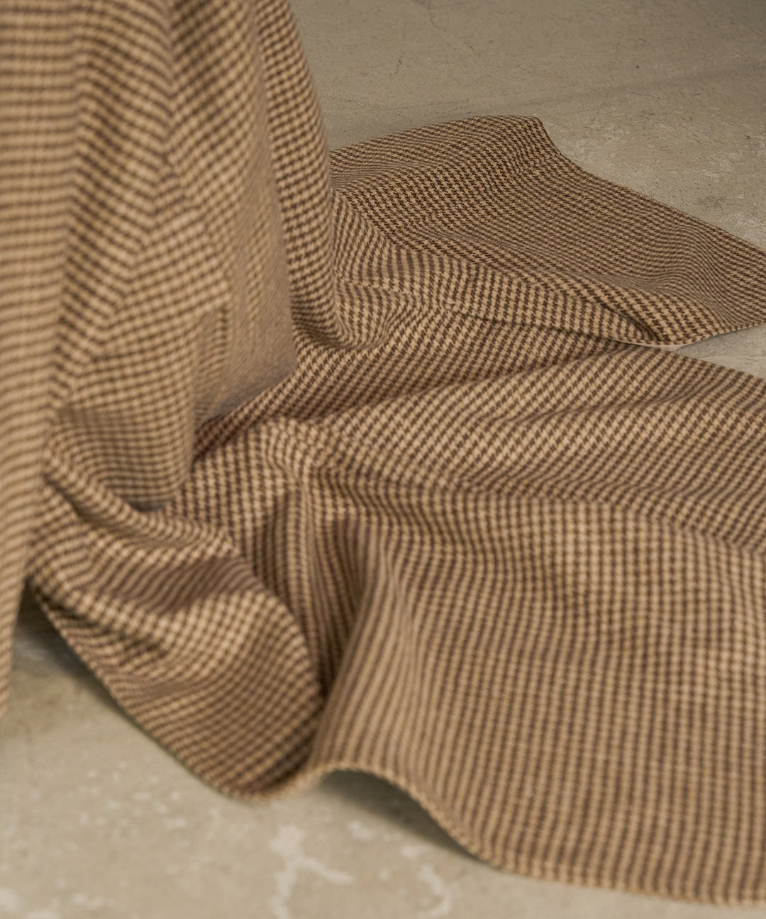 (eliuu)Double Chester Check Coat