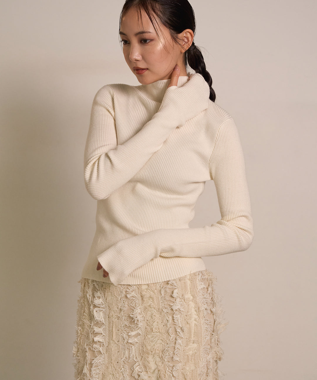 (eliuu)Smooth Soft H/N Top