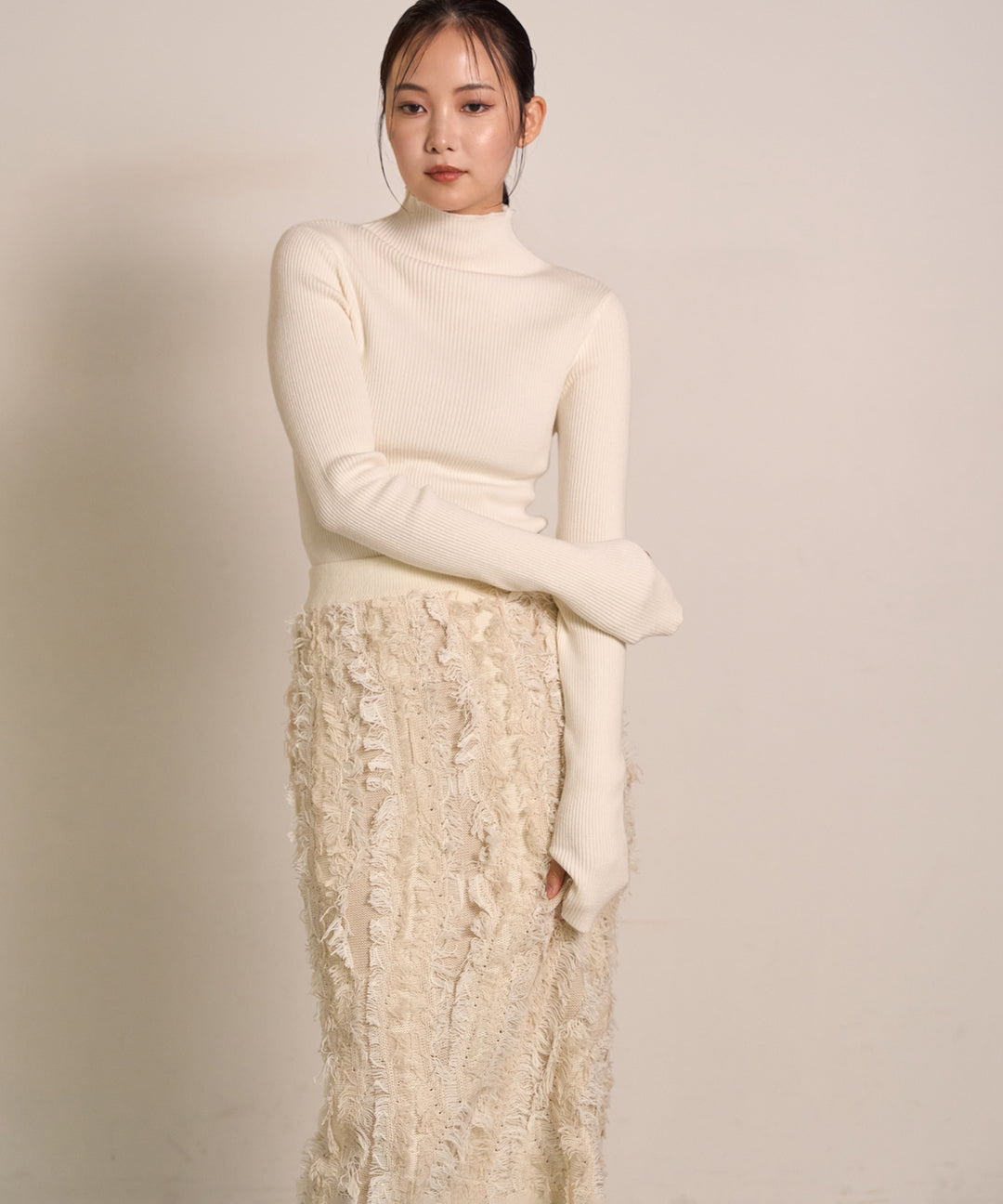(eliuu)Smooth Soft H/N Top