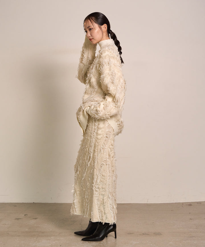 (eliuu)Pattern Fringe Knit CD