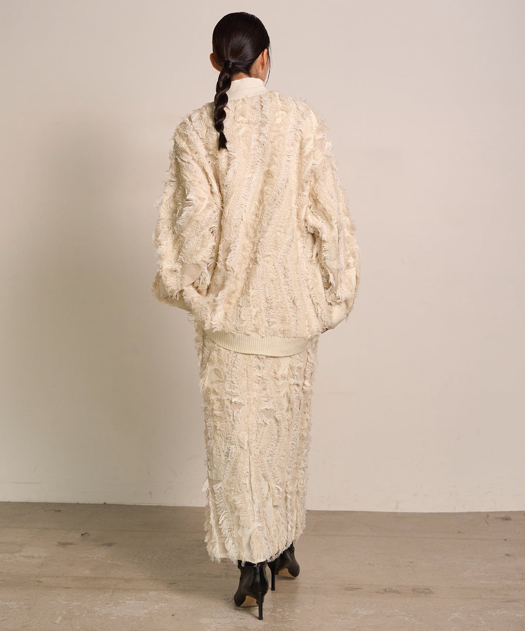 (eliuu)Pattern Fringe Knit CD