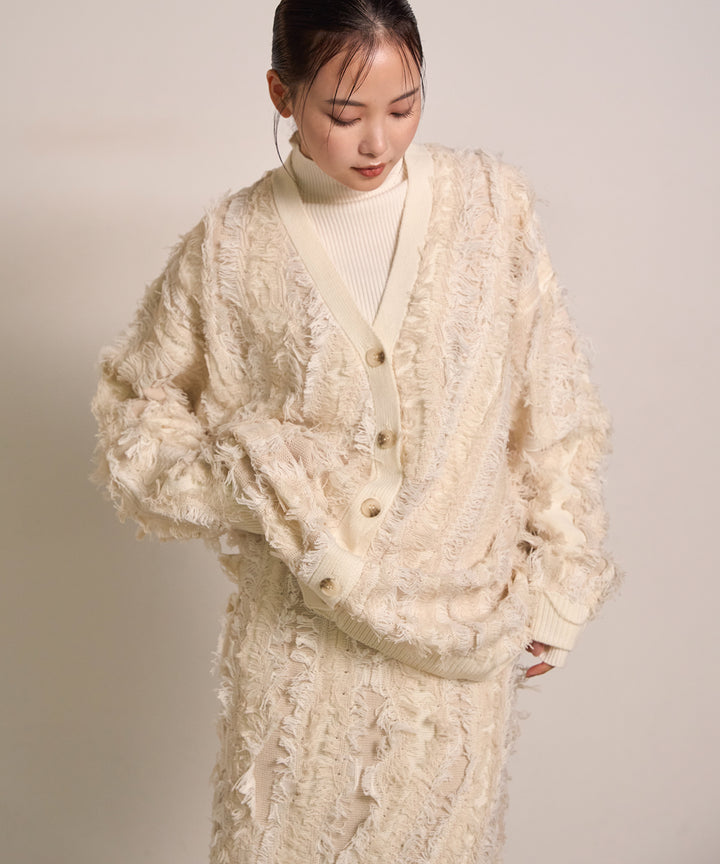 (eliuu)Pattern Fringe Knit CD