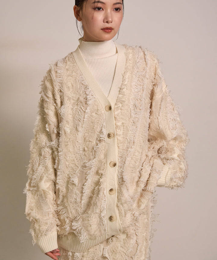(eliuu)Pattern Fringe Knit CD