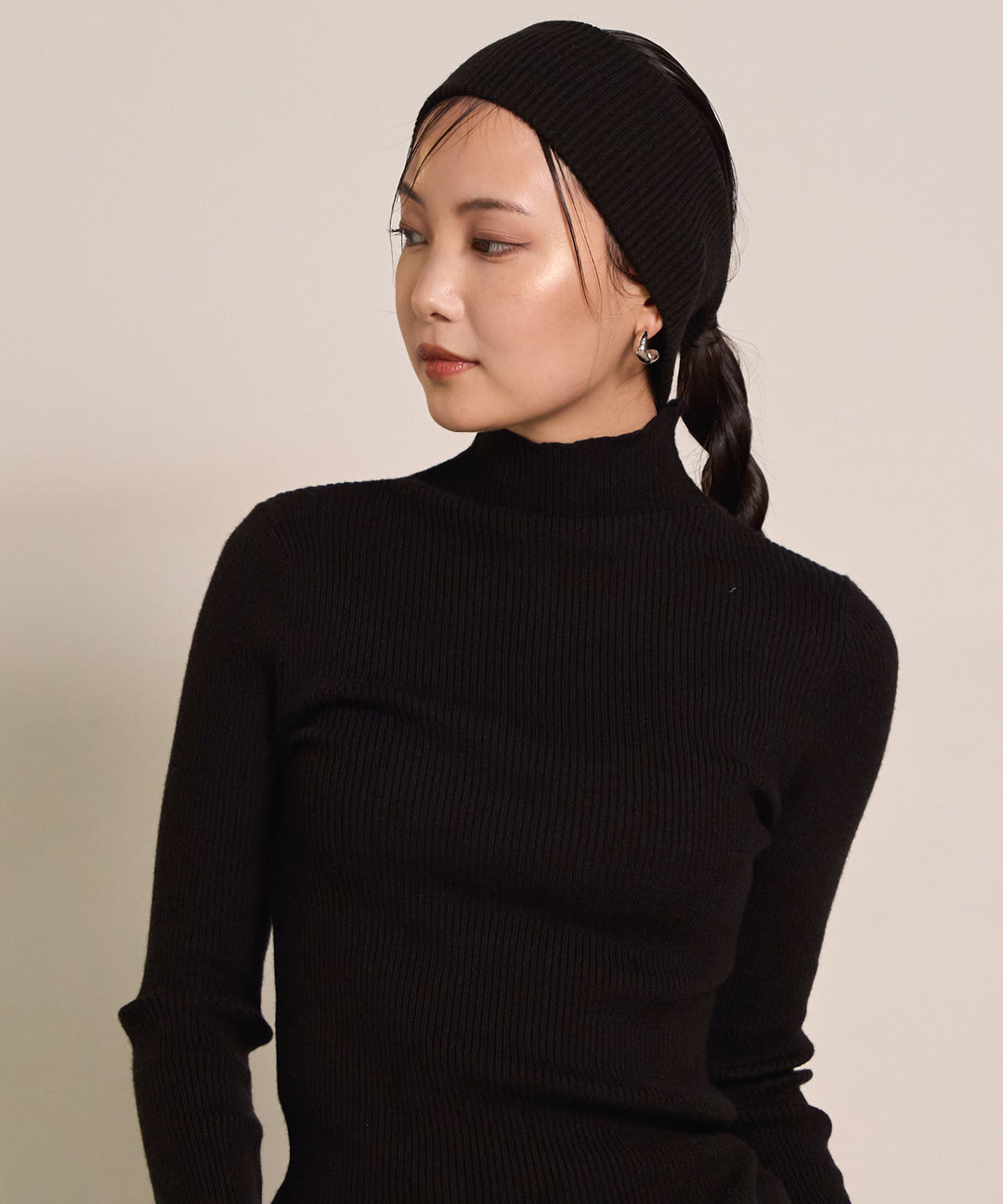 (eliuu)Wide Rib Hair Band