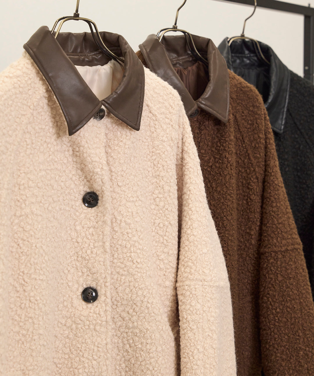 Loop Tweed Belt Coat