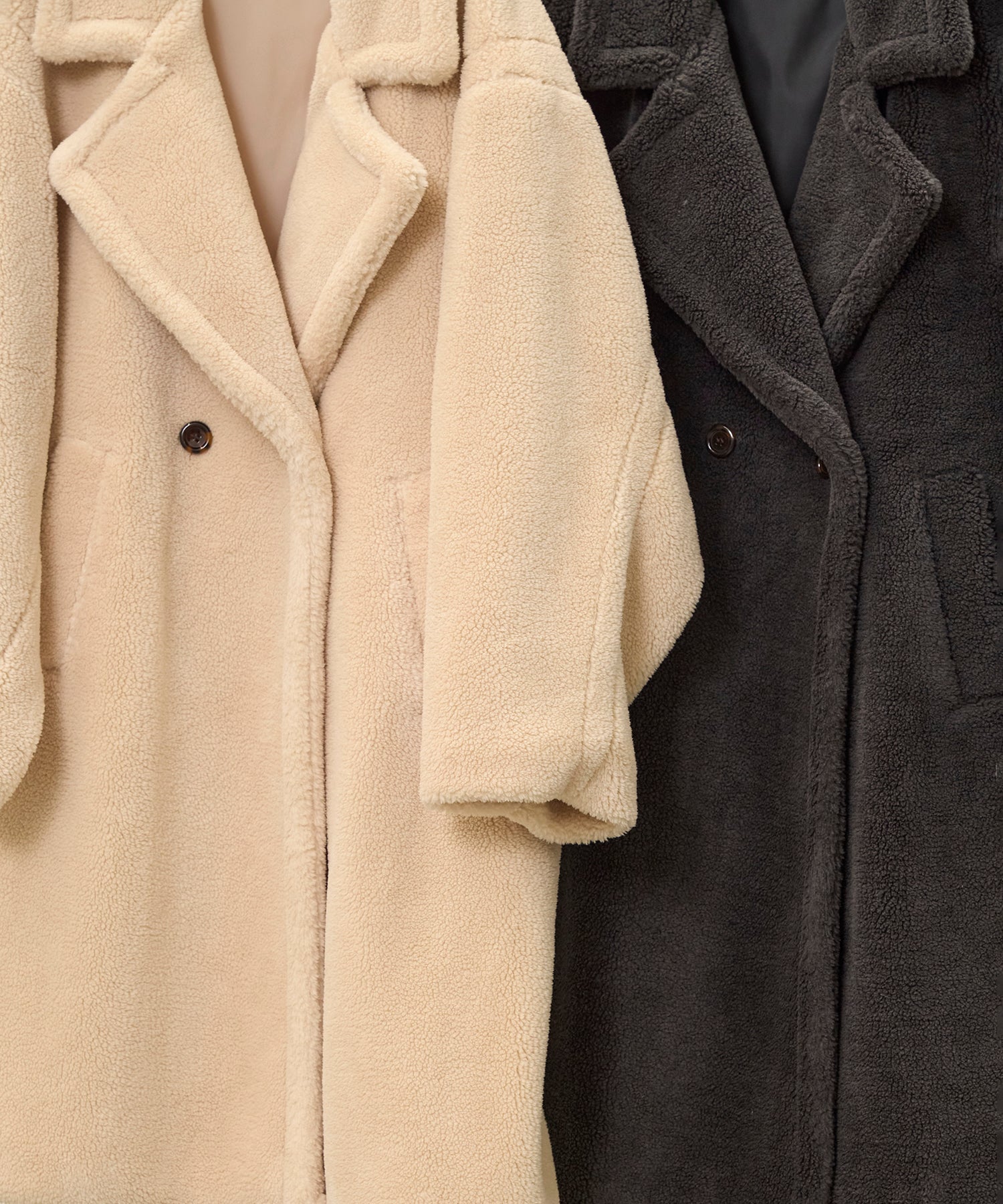 eliuu)Puffy Boa Coat – MIELI INVARIANT