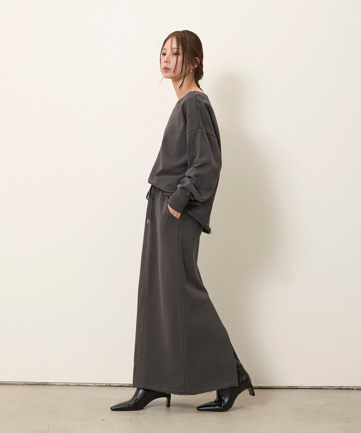 (eliuu)Off Shoulder Sweat Top