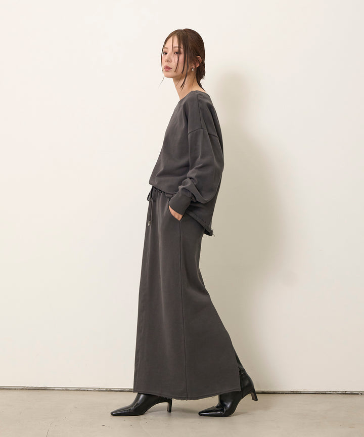 (eliuu)Sweat Straight Skirt