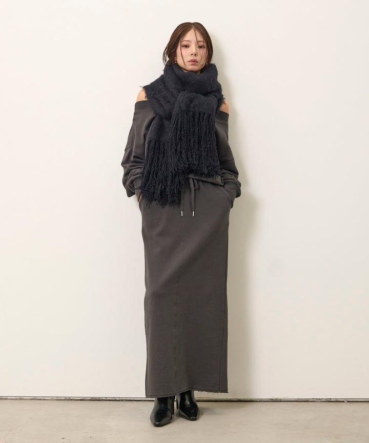 (eliuu)Sweat Straight Skirt