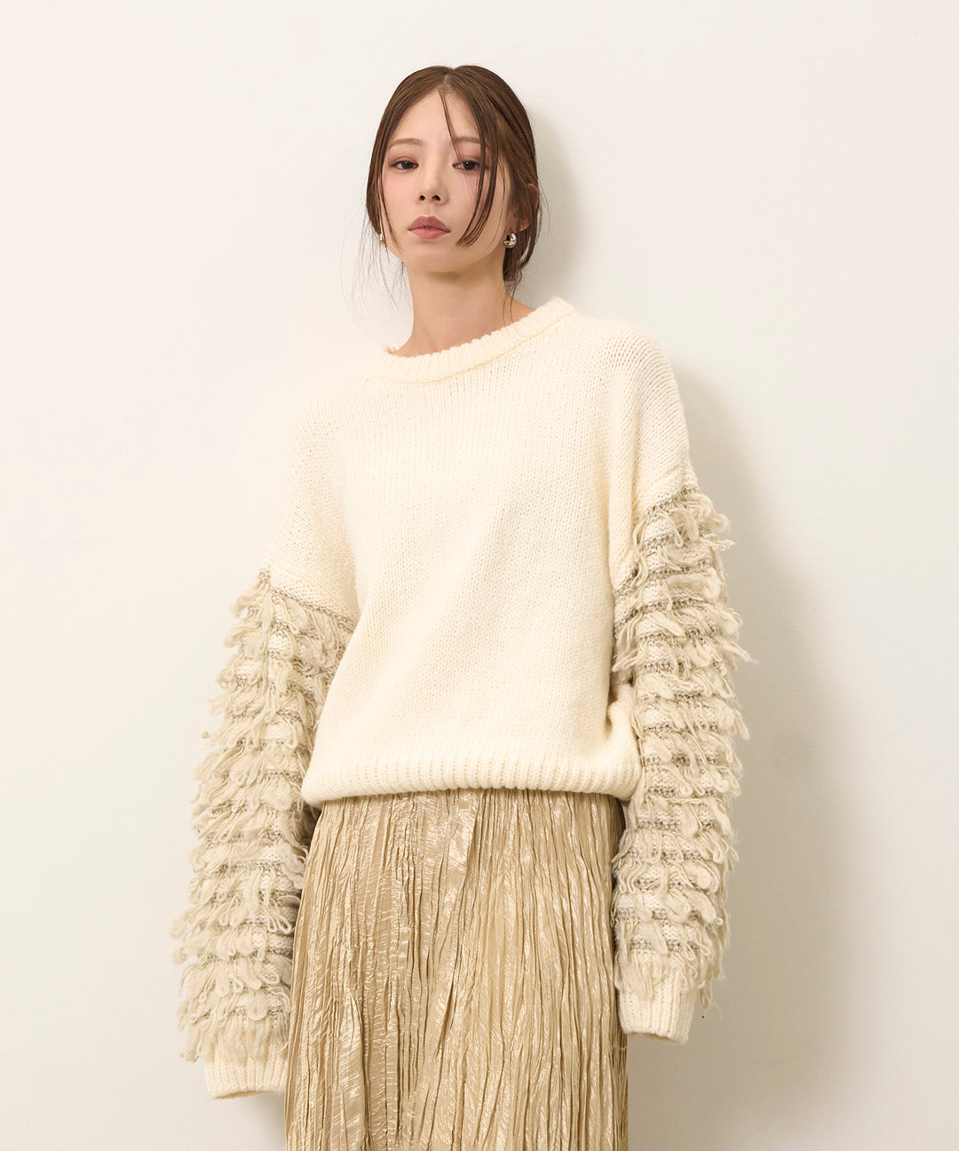 (eliuu)Loop Mix P/O Knit