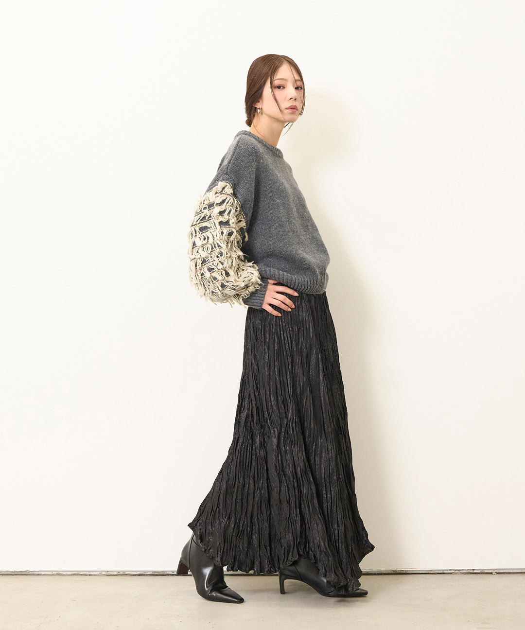 (eliuu)Loop Mix P/O Knit