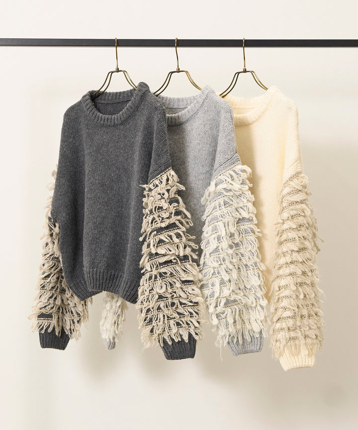 (eliuu)Loop Mix P/O Knit